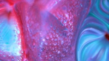 Soyut Organik Girdap, Ayrıntılı Yüzey Renkli Boyaları 'nda Sonsuz Gerçeküstü Hipnotize Etme