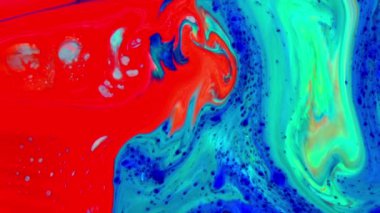 Soyut Organik Girdap, Ayrıntılı Yüzey Renkli Boyaları 'nda Sonsuz Gerçeküstü Hipnotize Etme