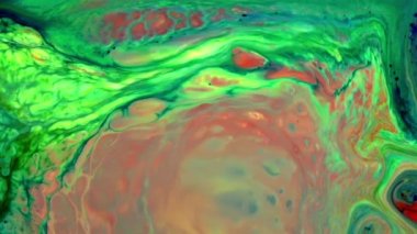 Soyut Organik Girdap, Ayrıntılı Yüzey Renkli Boyaları 'nda Sonsuz Gerçeküstü Hipnotize Etme