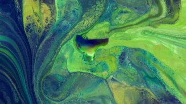 Soyut Renkli Ters Boya Patlaması Yayılma ve Doku.