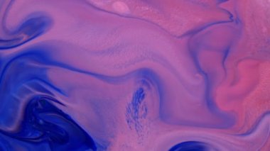 Soyut Renkli Ters Boya Patlaması Yayılma ve Doku.