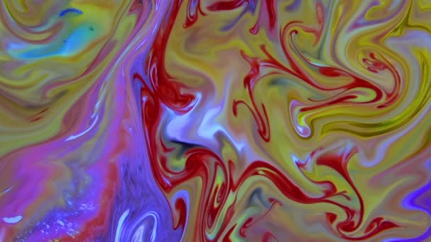 Abstract Infinito Fundo Textura Cor Laços Explosões — Vídeo de Stock