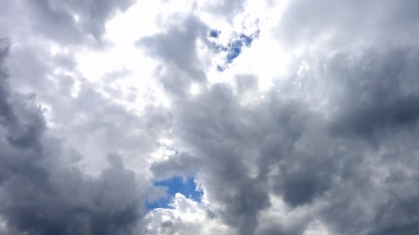 Primavera Abril Nubes Lluvia Moviéndose Cielo — Vídeos de Stock