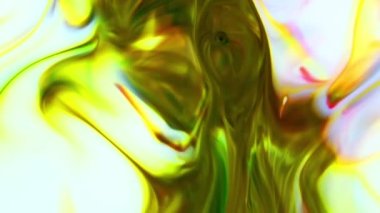 Soyut Organik Hipnotik Mürekkep Renkli Boya Yayılır