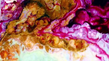 Sanatın Soyut Güzelliği Boya Patladı Renkli Fantezi Yayıldı