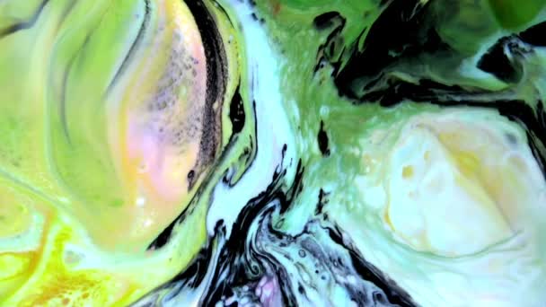 Beleza Abstrata Pintura Tinta Arte Explode Expansão Colorida Fantasia — Vídeo de Stock