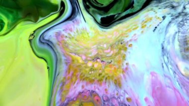 Soyut, Kusursuz, Gelişigüzel Sanatsal Mürekkebin Güzelliği