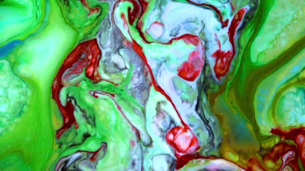 Boucles Couleur Infinies Abstraites Explosions Hypnotisant Dans Les Étalements Colorés — Video