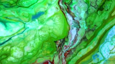 Psikedelik Resimli Soyut Arkaplan Canlı Sıvı Renk Doku Görüntüsü.