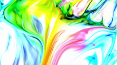 Psikedelik Resimli Soyut Arkaplan Canlı Sıvı Renk Doku Görüntüsü.