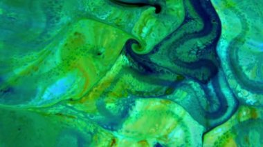 Soyut Organik Girdap, Ayrıntılı Yüzey Renkli Boyaları 'nda Sonsuz Gerçeküstü Hipnotize Etme