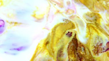 Soyut Organik Girdap, Ayrıntılı Yüzey Renkli Boyaları 'nda Sonsuz Gerçeküstü Hipnotize Etme