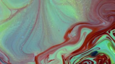 Soyut Organik Girdap, Ayrıntılı Yüzey Renkli Boyaları 'nda Sonsuz Gerçeküstü Hipnotize Etme