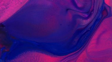 Çok Güzel Mürekkep Soyut Psikedelik Kozmos Sıvı Hareketli Galaktik Doku Görüntüsü.