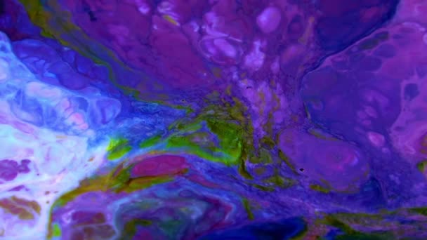 Краса Абстрактних Безшовних Плиток Випадкове Мистецтво Чорнило Розповсюдження — стокове відео