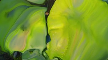 Soyut Organik Girdap Ayrıntılı Yüzey Renkli Boyaları ile Sonsuz Gerçeküstü Hipnotize Etme