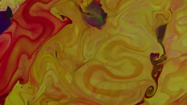 Abstract Organic Vortex Endless Surreal Hypnotizing Detailed Surface Χρωματιστά Βαφή — Αρχείο Βίντεο