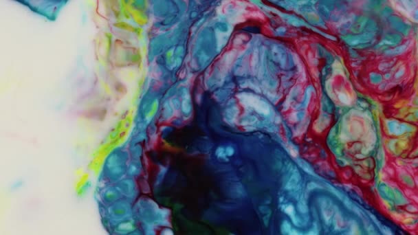 Abstrakcyjne Organiczne Vortex Endless Surreal Hipnotyzujące Szczegółowych Powierzchniach Kolorowe Rozprzestrzenianie — Wideo stockowe