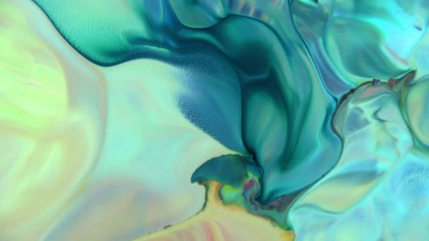 Beleza Abstrata Timeless Pintura Tinta Arte Explodir Colorido Fantasia Espalhar — Vídeo de Stock