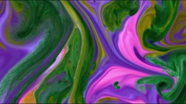 Soyut Renkli Mürekkep Sıvı Patlaması Pshychedelic Boya Patlaması Hareketi.