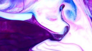 Soyut Organik Girdap, Ayrıntılı Yüzey Renkli Boyaları 'nda Sonsuz Gerçeküstü Hipnotize Etme