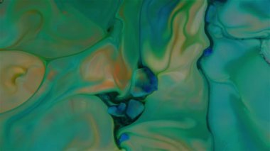 Soyut Organik Girdap, Ayrıntılı Yüzey Renkli Boyaları 'nda Sonsuz Gerçeküstü Hipnotize Etme