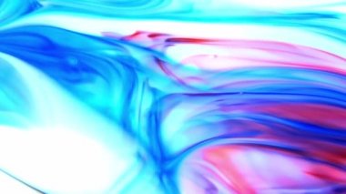 Soyut Sonsuz Renk Döngüleri ve Patlamalar Ayrıntılı Renkli Yüzey Boyaları Hipnotize Ediyor.