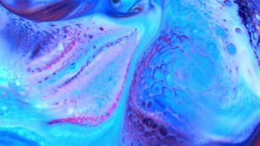 Soyut Organik Girdap, Ayrıntılı Yüzey Renkli Boyaları 'nda Sonsuz Gerçeküstü Hipnotize Etme