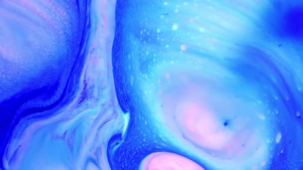 Astratto Vortice Organico Ipnotizzante Surreale Infinito Superficie Dettagliata Diffusione Colorata — Video Stock