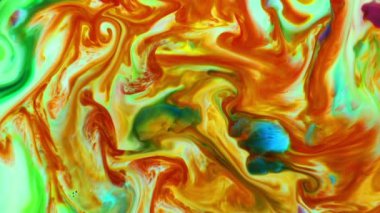 Soyut Organik Girdap, Ayrıntılı Yüzey Renkli Boyaları 'nda Sonsuz Gerçeküstü Hipnotize Etme