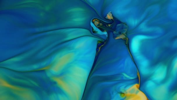 Абстрактний Органічний Вихор Нескінченне Сюрреалістичне Гіпнотизування Деталізованій Поверхні Барвисті Розмальовки — стокове відео