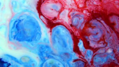 Soyut Organik Girdap, Ayrıntılı Yüzey Renkli Boyaları 'nda Sonsuz Gerçeküstü Hipnotize Etme