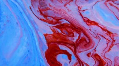 Soyut Organik Girdap, Ayrıntılı Yüzey Renkli Boyaları 'nda Sonsuz Gerçeküstü Hipnotize Etme