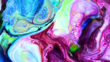 Soyut, Kusursuz, Gelişigüzel Sanatsal Mürekkebin Güzelliği