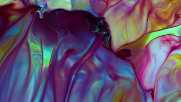 Muy Agradable Ilusión Abstracta Creado Cosmos Colores Difusión Fondo Textura — Vídeos de Stock