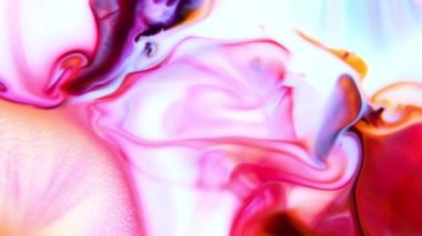 . Çok Güzel Soyut İllüzyon Kozmos Renkleri Yarattı Arkaplan Doku Videosu Yayılıyor.