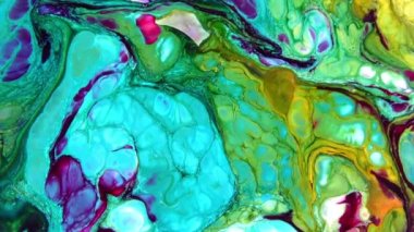 . Çok Güzel Soyut İllüzyon Kozmos Renkleri Yarattı Arkaplan Doku Videosu Yayılıyor.