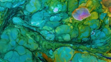 . Çok Güzel Soyut İllüzyon Kozmos Renkleri Yarattı Arkaplan Doku Videosu Yayılıyor.