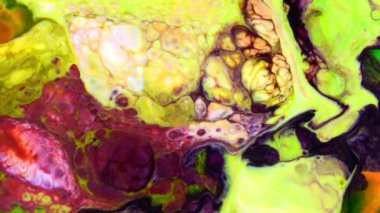  Soyut Renkli Ters Çevir Sacral Boya Patlayan Doku