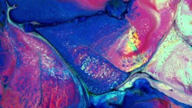  Soyut Renkli Ters Çevir Sacral Boya Patlayan Doku