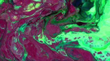  Soyut Renkli Ters Çevir Sacral Boya Patlayan Doku