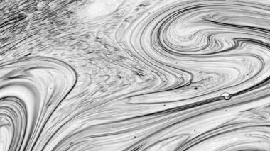 Soyut Siyah ve Beyaz Boyalı Arkaplan Kaplama Tasarım Doku Görüntüsü.