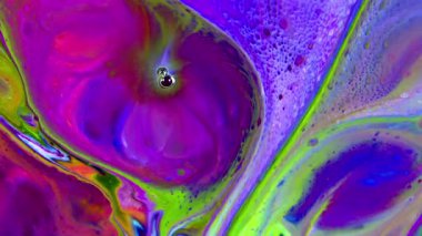 Soyut Boya Sıvı Mermer Lüks Mineral Desenli Doku Görüntüsü.