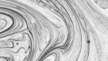 Soyut Beyaz ve Siyah Boya Karışık Çizgiler Fikir Karmaşası Arkaplan Görüntüleri.