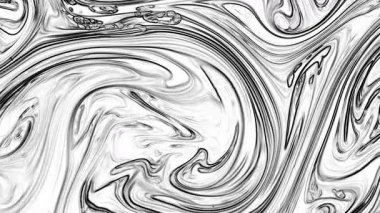 Soyut Beyaz ve Siyah Boya Karışık Çizgiler Fikir Karmaşası Arkaplan Görüntüleri.