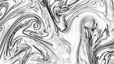 Soyut Beyaz ve Siyah Boya Karışık Çizgiler Fikir Karmaşası Arkaplan Görüntüleri.