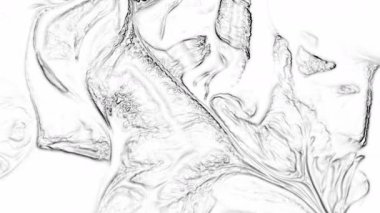 Soyut Şekil Değiştirme Siyah ve Beyaz Boyalar Akış Şekilleri Arkaplan Görüntüleri.