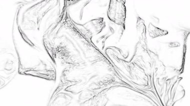 Soyut Şekil Değiştirme Siyah ve Beyaz Boyalar Akış Şekilleri Arkaplan Görüntüleri.