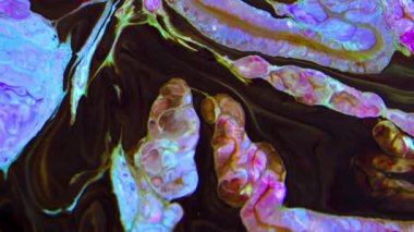 Hayalin Dansı İlginç Renkli Resimler Hareketi Arka plan Görüntüsü.