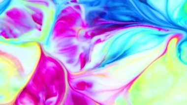 Renklerin Rüya Gibi Sıvı Karışımı Resim Hareketi Arkaplan Görüntüsü.